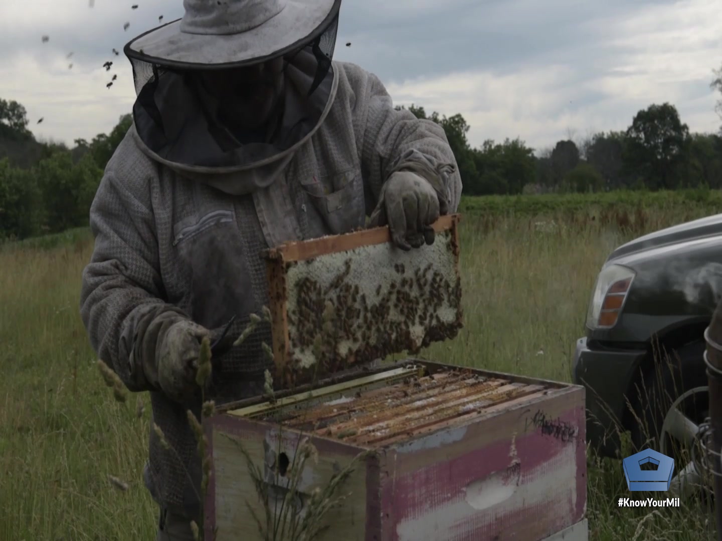 Retired Navy Senior Chief Petty Officer Todd Paul Cichonowicz started beekeeping in 2011 with one hive. Now, he has grown to more than four dozen hives across multiple properties. His hobby of keeping bees has helped him find peace in his retirement.

Video by Navy Petty Officer 2nd Class Ashley Guire, DOD
